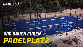 Padelplatz bauen mit Padello: Eurem Padel Full-Service-Partner