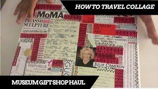 How To Travel Collage, Museum/Gallery Gift Shop Haul, & Properly Sharpening A Palomino