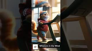 Whiskers in the Wind: The Flying Adventure #animalstory #pilotCatdream#ai#aiimages#aicat #catvideos