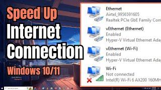 How To Speed Up Internet Connection On Windows 11/10 PC (WiFi/LAN) 2023