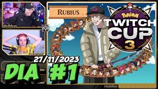 RUBIUS y FOLAGOR en la POKEMON TWITCH CUP 3 - DIA #1 || DIRECTO 27/11/2023