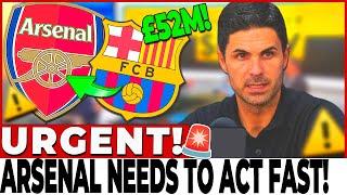 LAST- MINUTE BOMBSHELL! ARSENAL NEEDS TO ACT FAST! THIS NEWS HAS SHAKEN THINGS UP! Arsenal News
