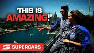 Daredevil Nick Percat climbs Sydney Harbour Bridge - Beaurepaires Sydney SuperNight | Supercars 2021