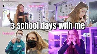 THREE SCHOOL DAYS WITH ME: Schule, lernen, motivation, produtive