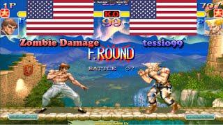 Super Street Fighter 2 Turbo  Zombie Damage (Usa) vs tessio99 (Usa) 超级街霸2X