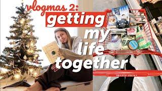 Back to New York, Grocery Haul & Getting my life together | Vlogmas 2, 2019