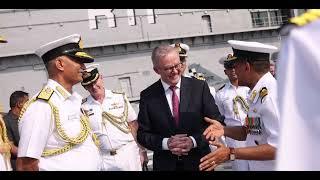 visit of Prime Minister of Australia Hon'ble Anthony Albanese onboard INS Vikrant