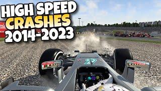 F1 HIGH SPEED CRASHES 2014 - 2023 #12