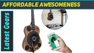 Immersive Musical Art: EasyGoProducts Guitar Shaped Bluetooth Turntable Review