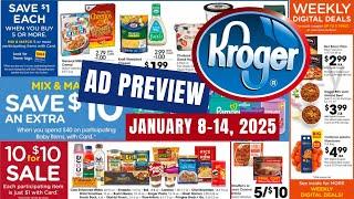 *MEGA SALE* Kroger Ad Preview for 1/8-1/14 | Buy 5 or More Save $1 Each Mega Sale + MORE