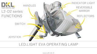 DKL CHAIRS L2-D2 SERIES FUNCTIONS LED.LIGHT OPERATING LAMP EVA