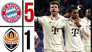 FC BAYERN MUNICH vs SHAKHTAR (5-1) champions League all Goals and Extended Highlights 2025