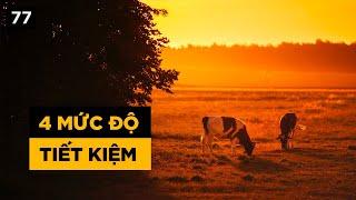 Tự do tài chính và 4 mức độ tiết kiệm