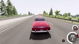 Burnside Special SuperCharged  Test | German Autobahn | Beamng Drive | Pc gameplay