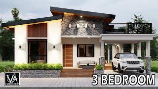 Simple and Elegant Modern Bungalow House Design 3 Bedroom