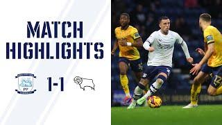 Highlights | PNE 1-1 Derby County