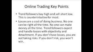 Online Trading Tips