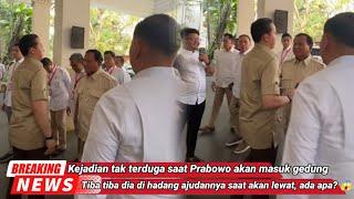 Tiba tiba Pak Prabowo di hadang Sang Ajudan, Ada Apa