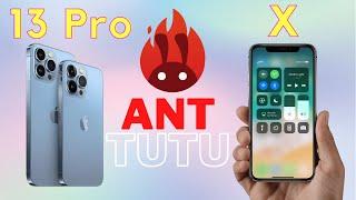 iPhone 13 Pro VS iPhone X ANTUTU BENCHMARK !!!