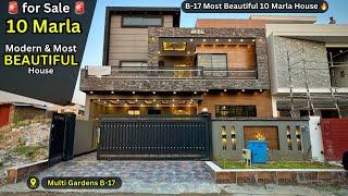 10 Marla Ultra Modern Design House for Sale in B17 Islamabad  | A+ Quality | #b17islamabad