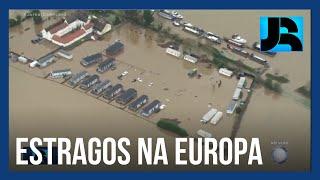 Europa enfrenta onda de frio e inundações neste início de ano