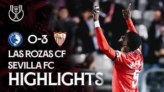 Las Rozas CF vs Sevilla FC (0-3) Copa del Rey | Resumen