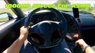 HARD Pulls on My 1000HP Supra. ASMR External Mic.