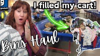 Overflowing Cart At The Goodwill Outlet Bins + Reselling Room MAKEOVER TOUR ~ Thrift Haul To Resell