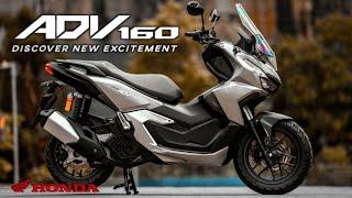 New 2025 Honda ADV 160 in Gray Metallic - The Most Comfortable Adventure Motorcycle for Beginners!