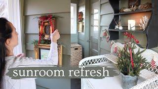 Sunroom Mini Makeover | November Homemaking