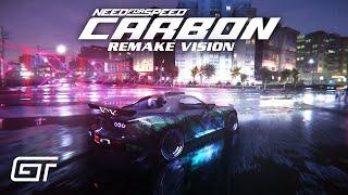 NEED FOR SPEED CARBON - REMAKE VISION v1 | Mazda RX7 Gameplay & Police Chase (4K)