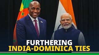 PM Modi holds bilateral meeting with PM Roosevelt Skerrit of Dominica