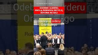 Pierwsza decyzja Sikorskiego. "Już wiem, co bym zrobił pierwszego dnia..."