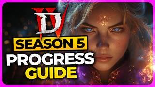 CHEAT SHEET + ULTIMATE S5 ROUTE: How To Level Fast In Diablo 4 Season 5