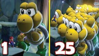 I added 1000 giant Koopa Troopas to Super Mario 3D World+ Bowser's Fury