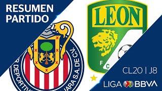 Resumen y Goles | Guadalajara vs León | Jornada 8 - Clausura 2020 | Liga BBVA MX