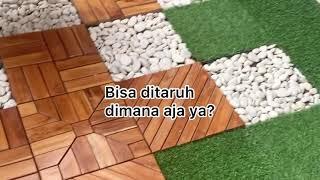 UBIN Lantai Kayu ter VIRAL bisa diletakkan dibidang lantai manapun , Hasilnya semakin cantik