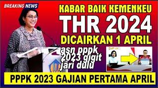  FIX THR 2024 BAKAL DIBAYARKAN PADA... TAPI PPPK 2023 SABAR YA