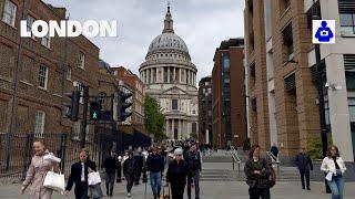 City of London Walking Tour  St Paul’s Cathedral I London Street Food  | Central London Walk