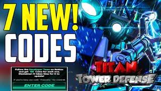 *NEW* ALL WORKING CODES FOR TITAN TOWER DEFENCE IN 2024! ROBLOX TITAN TOWER DEFENCE CODES! 2024