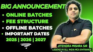 JMA Online Batch Announcement 2025 / 2026 / 2027 | Fee Structure | Dates | India’s No.1 Institute