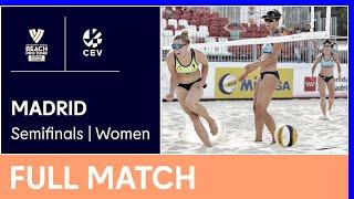 Full Match | 2022 Volleyball World Beach Pro Tour Futures | Madrid W | Semifinals