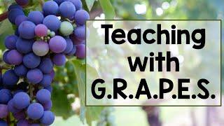 Teaching with GRAPES in Your Ancient Civilizations Class