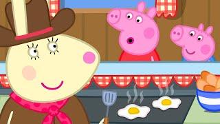 Peppa Tries American Food   | Peppa Pig Official Full Episodes