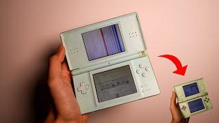 Custom Painted Clear DS Lite! - Reshell & Top/Bottom Screen Replacement!