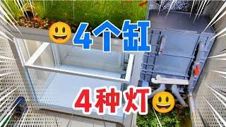 普通照明灯用来养鱼可以吗？4个缸用了4种灯，经济实惠