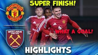 Manchester United u21 vs West Ham u21 | Premier League 2 | Highlights 29-11-2024