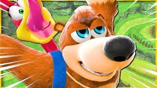 Banjo and Kazooie but some funny stuff happens