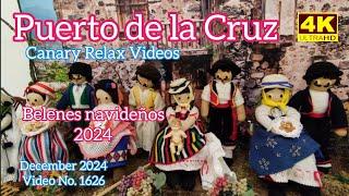 Tenerife ️ Puerto de la Cruz Belenes Navideños 2024 Teneriffa