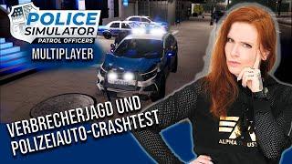 VERBRECHERJAGD und Polizeiauto-CRASHTEST #01 | Police Simulator Patrol Officers | LETS PLAY | GER
